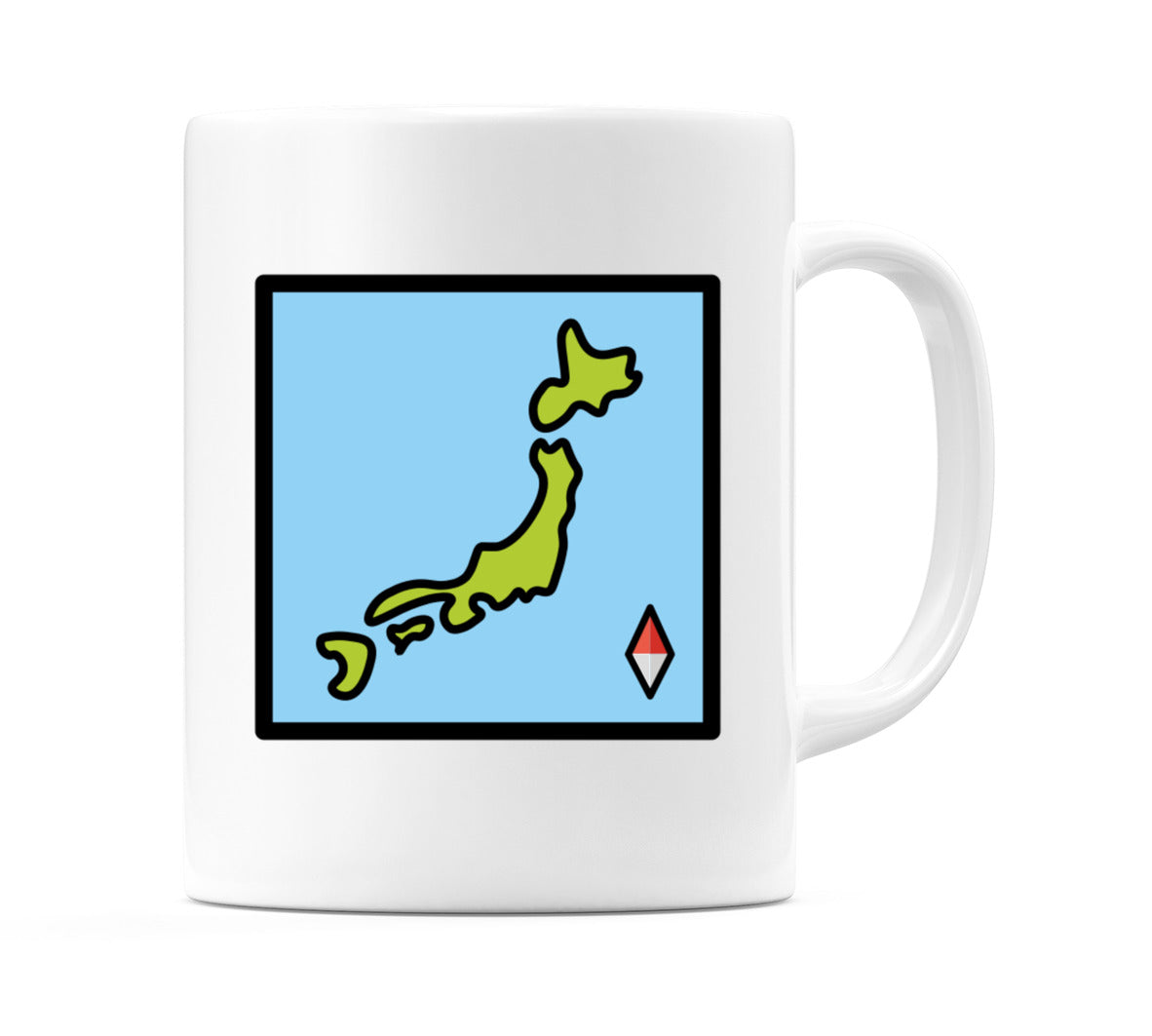 Map Of Japan Emoji Mug