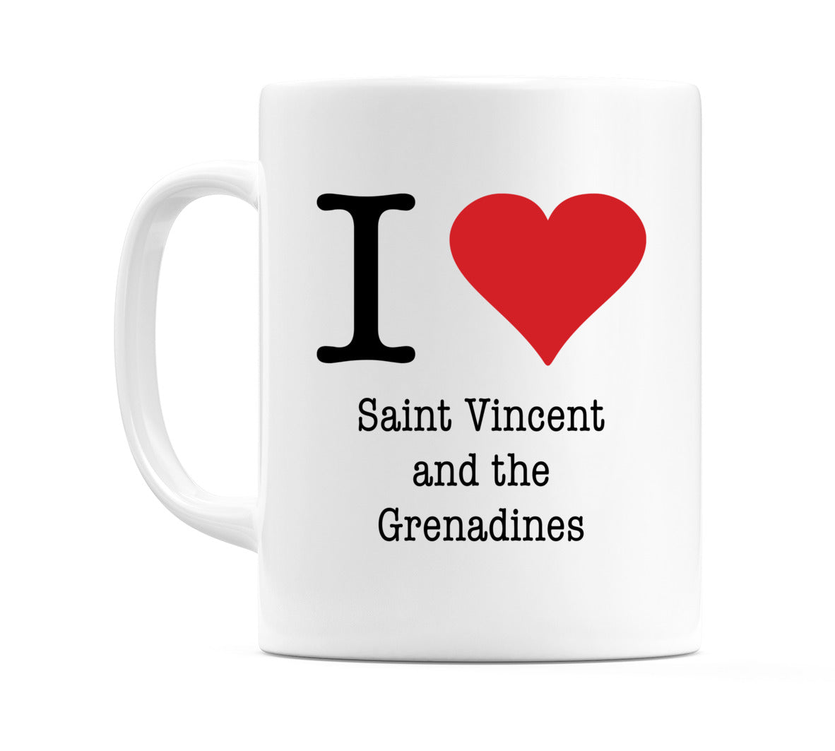 I Love Saint Vincent and the Grenadines Mug