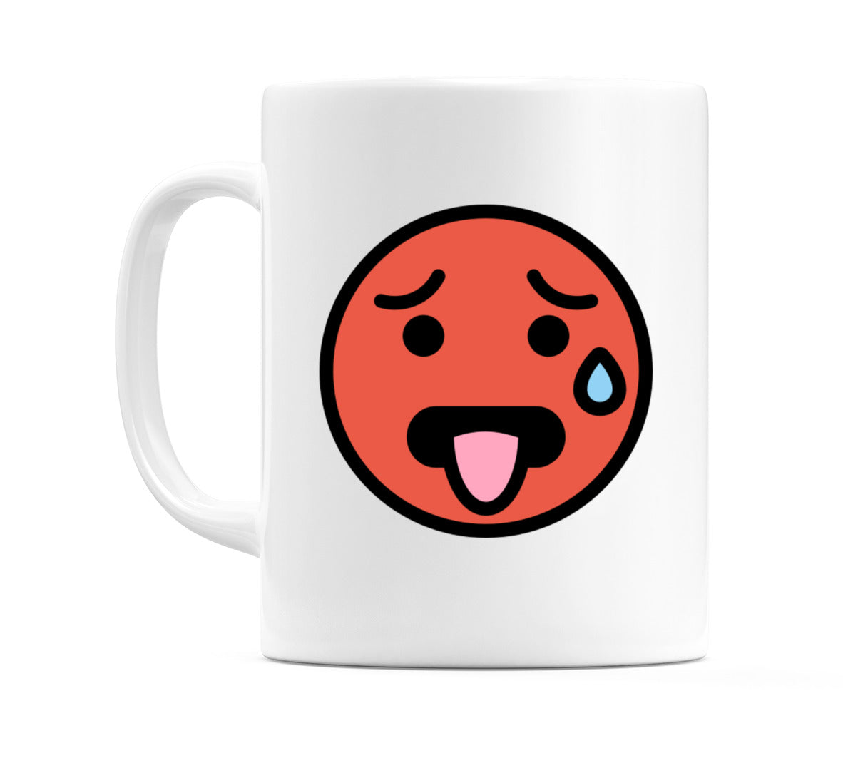 Hot Face Emoji Mug