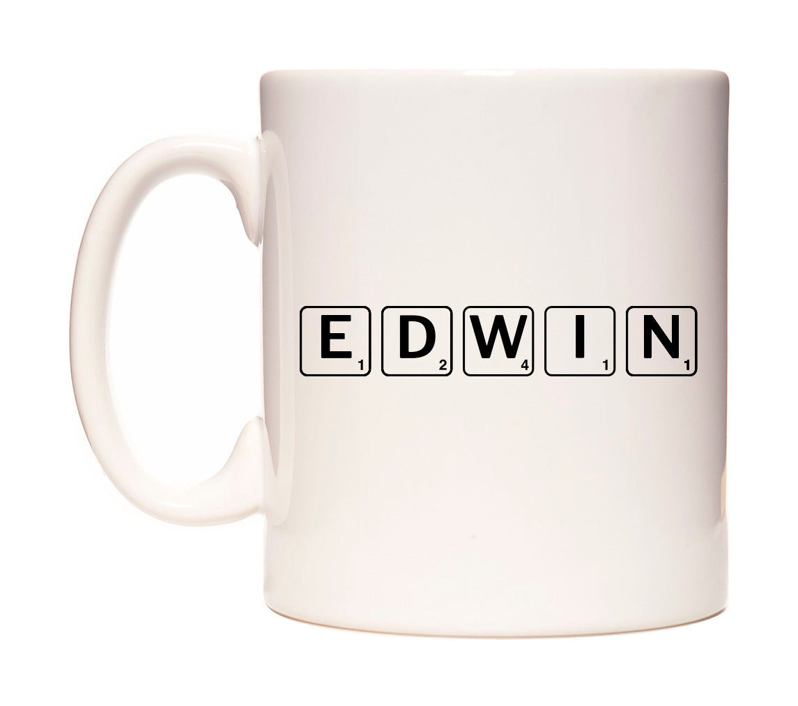 Edwin - Scrabble Themed Mug