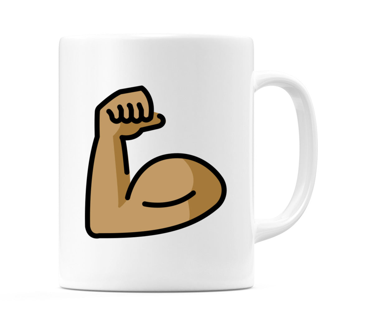 Flexed Biceps: Medium Skin Tone Emoji Mug