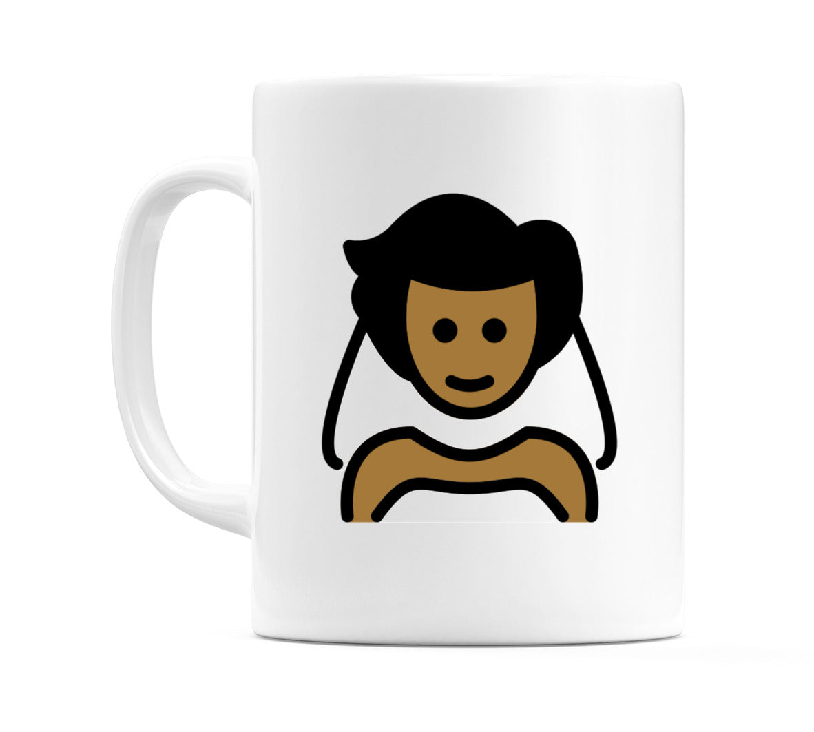 Bride With Veil: Medium-Dark Skin Tone Emoji Mug