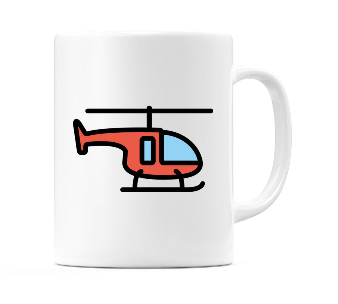Helicopter Emoji Mug