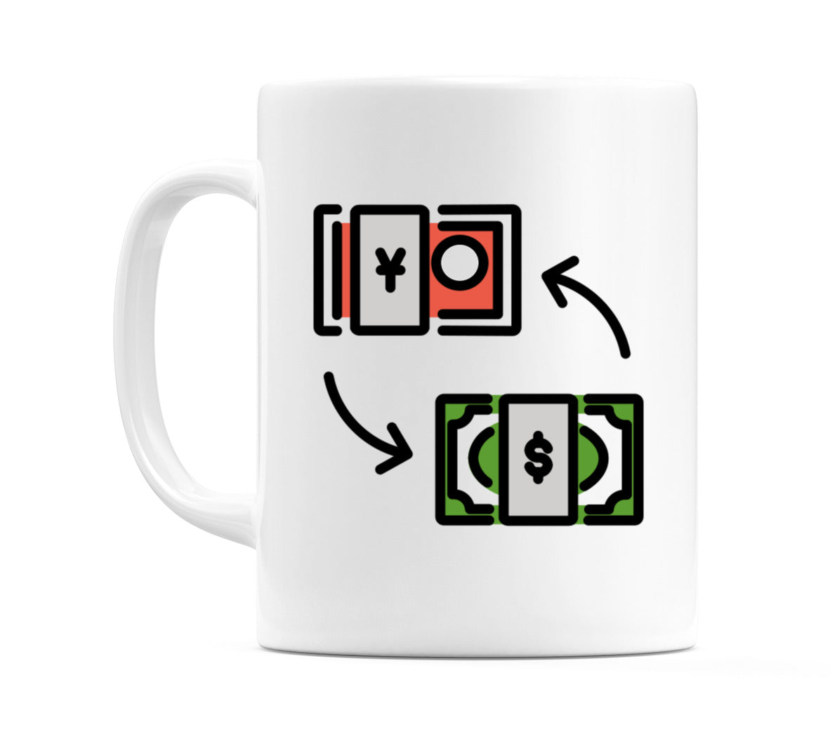 Currency Exchange Emoji Mug