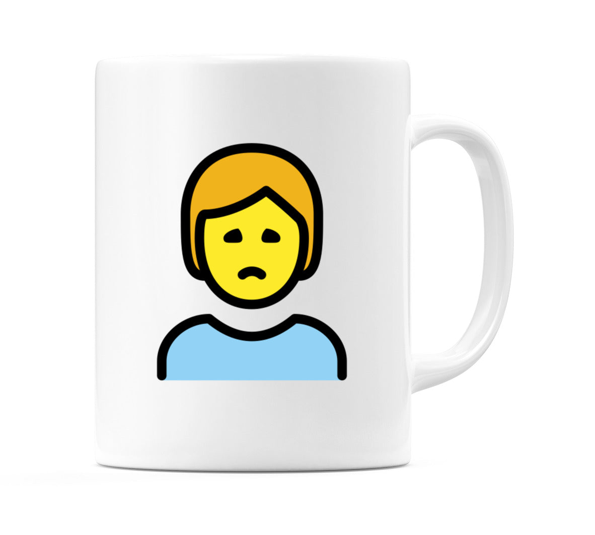 Person Frowning Emoji Mug