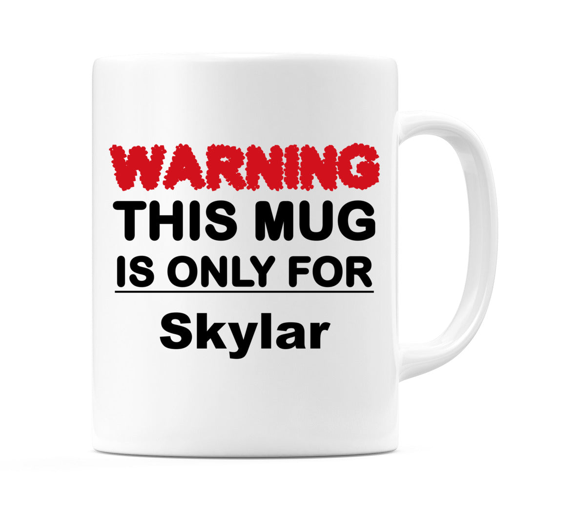 Warning This Mug is ONLY for Skylar Mug