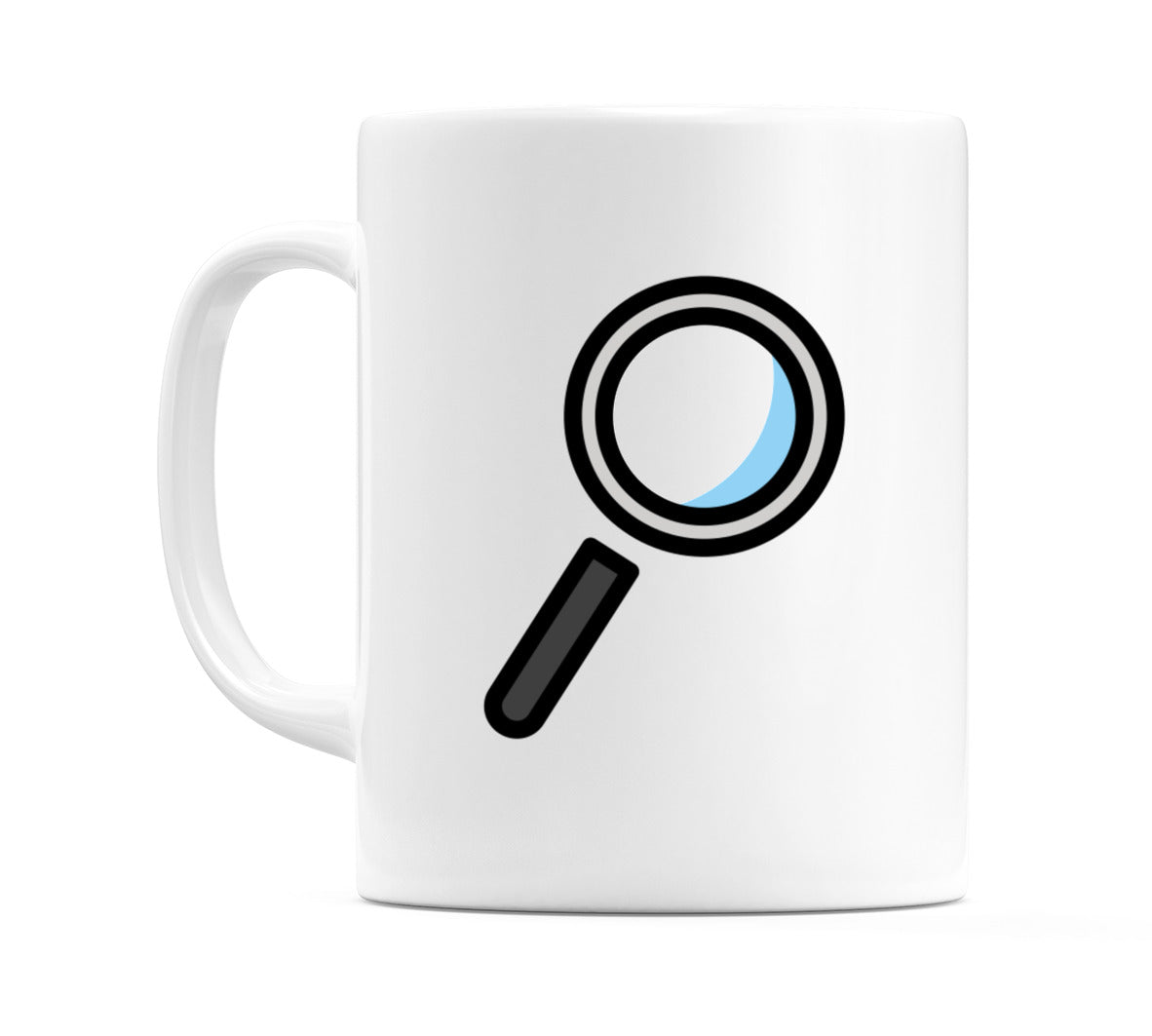 Magnifying Glass Tilted Right Emoji Mug