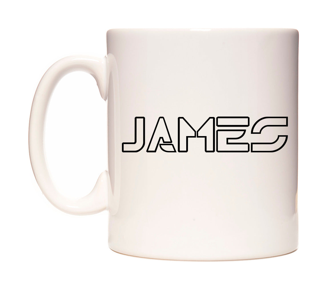 James - Tron Themed Mug