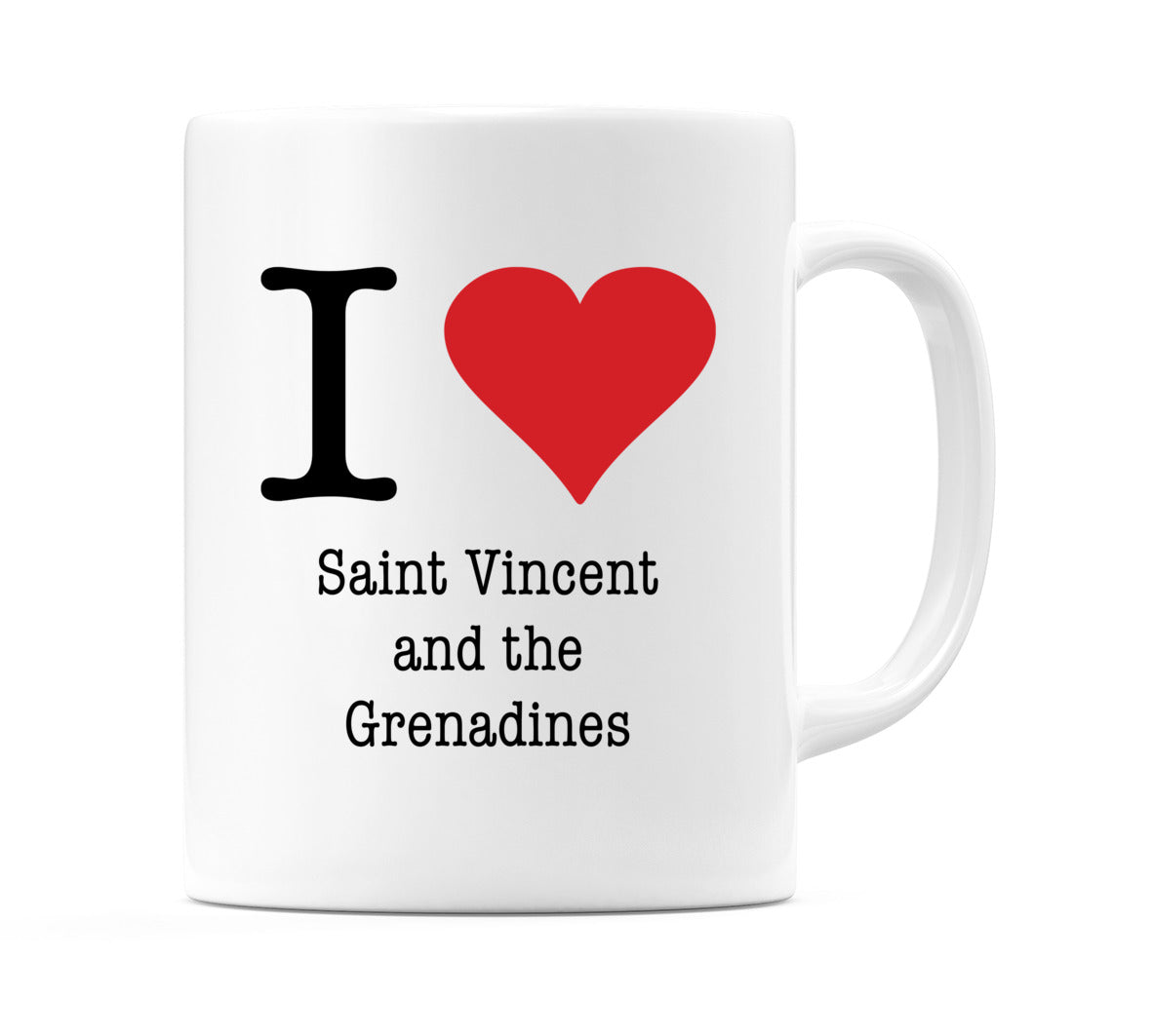I Love Saint Vincent and the Grenadines Mug