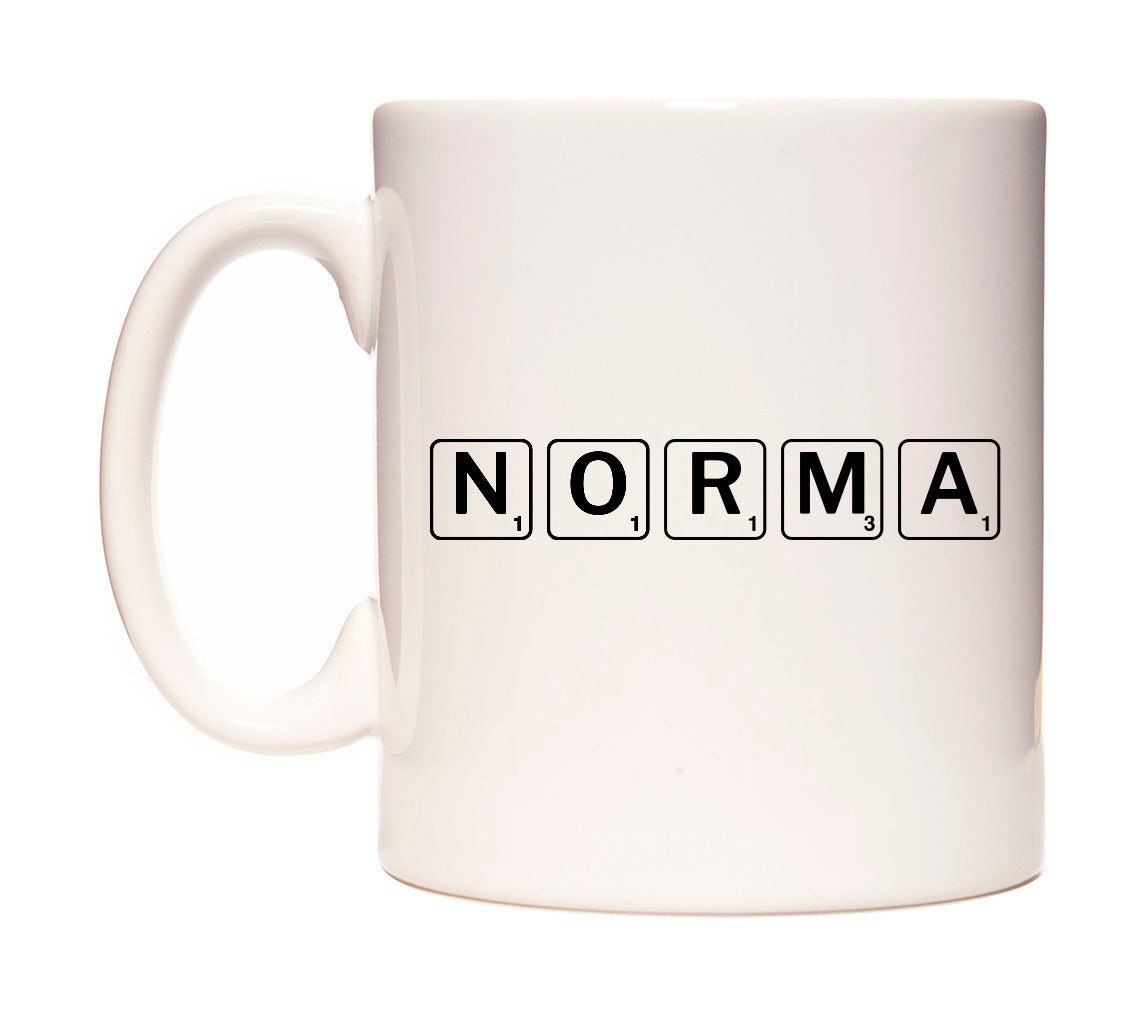Norma - Scrabble Themed Mug