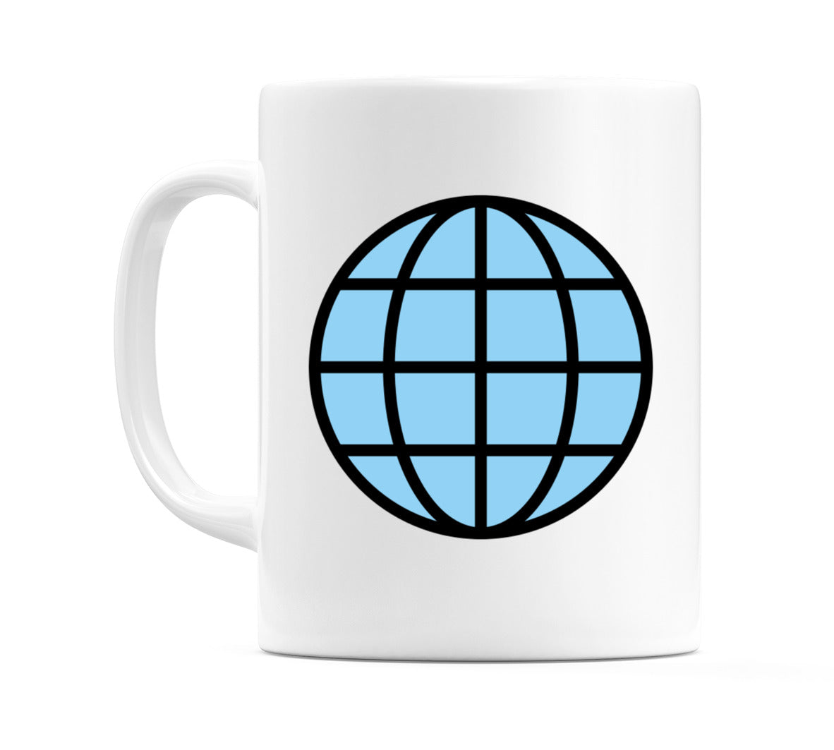 Globe With Meridians Emoji Mug