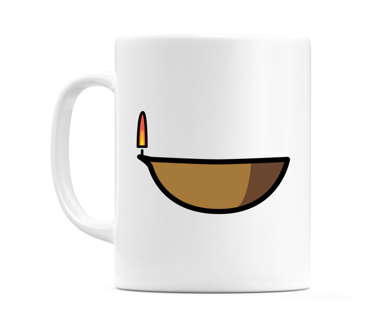 Diya Lamp Emoji Mug