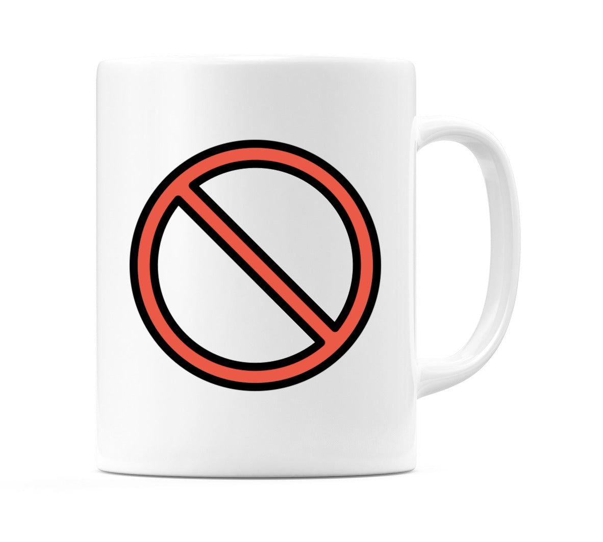 Prohibited Emoji Mug