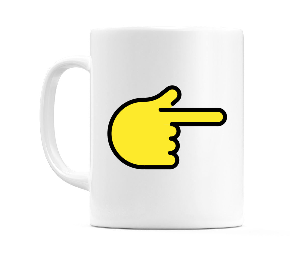 Backhand Index Pointing Right Emoji Mug