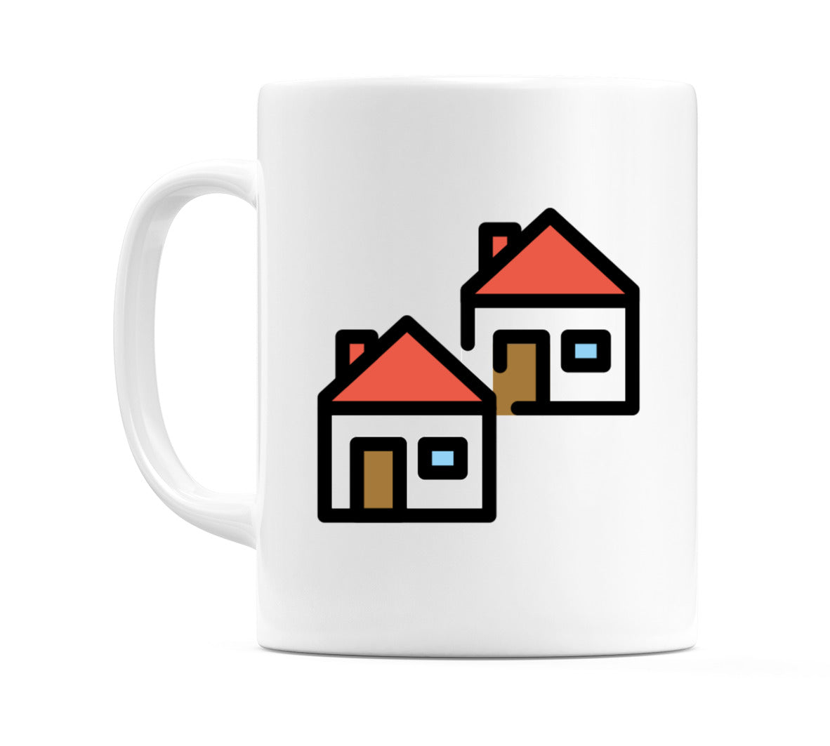 Houses Emoji Mug