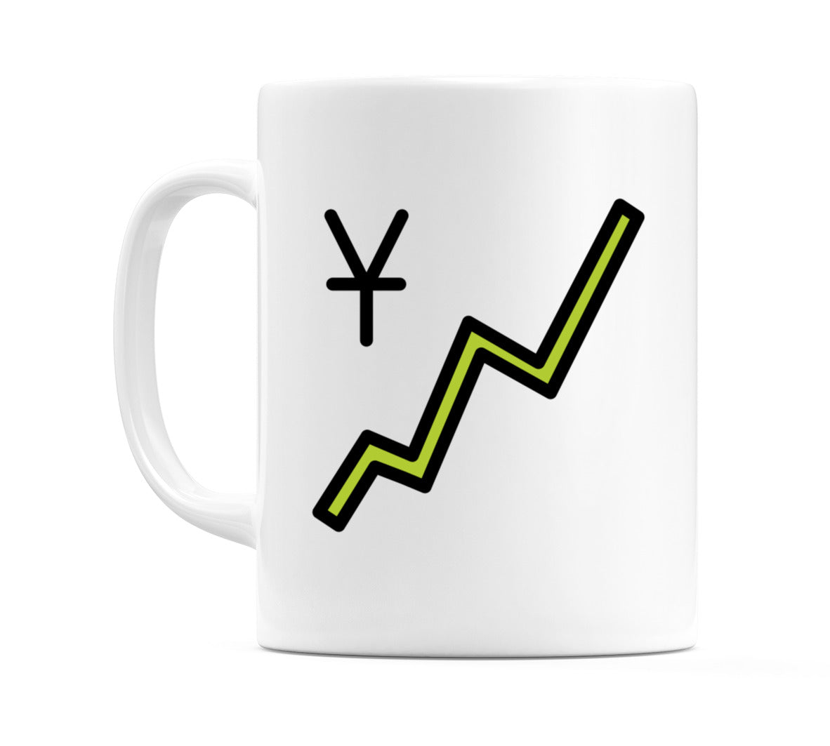 Chart Increasing With Yen Emoji Mug
