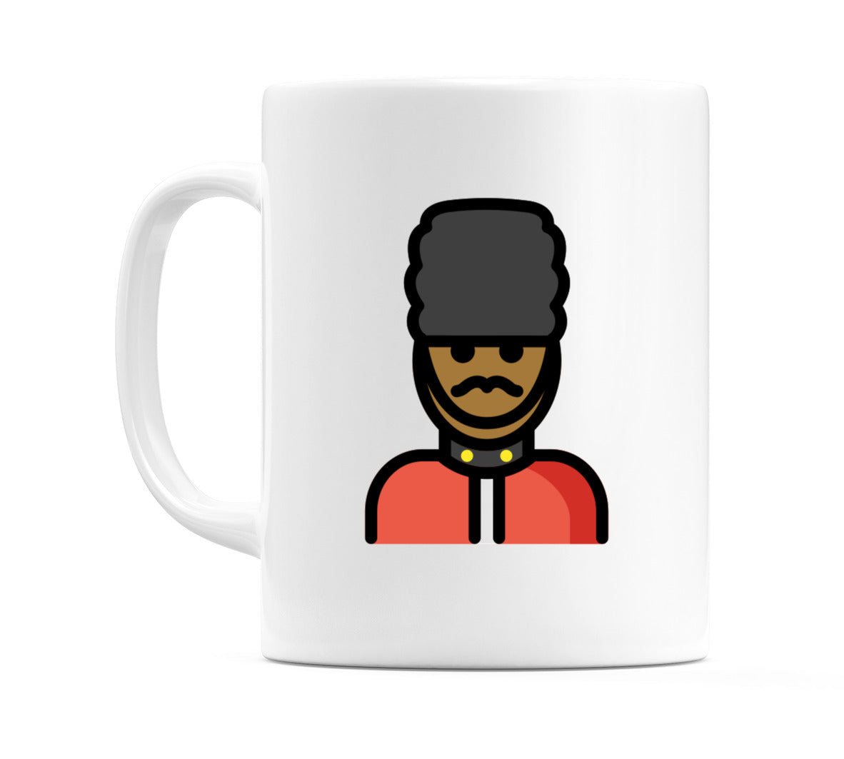 Male Guard: Medium-Dark Skin Tone Emoji Mug