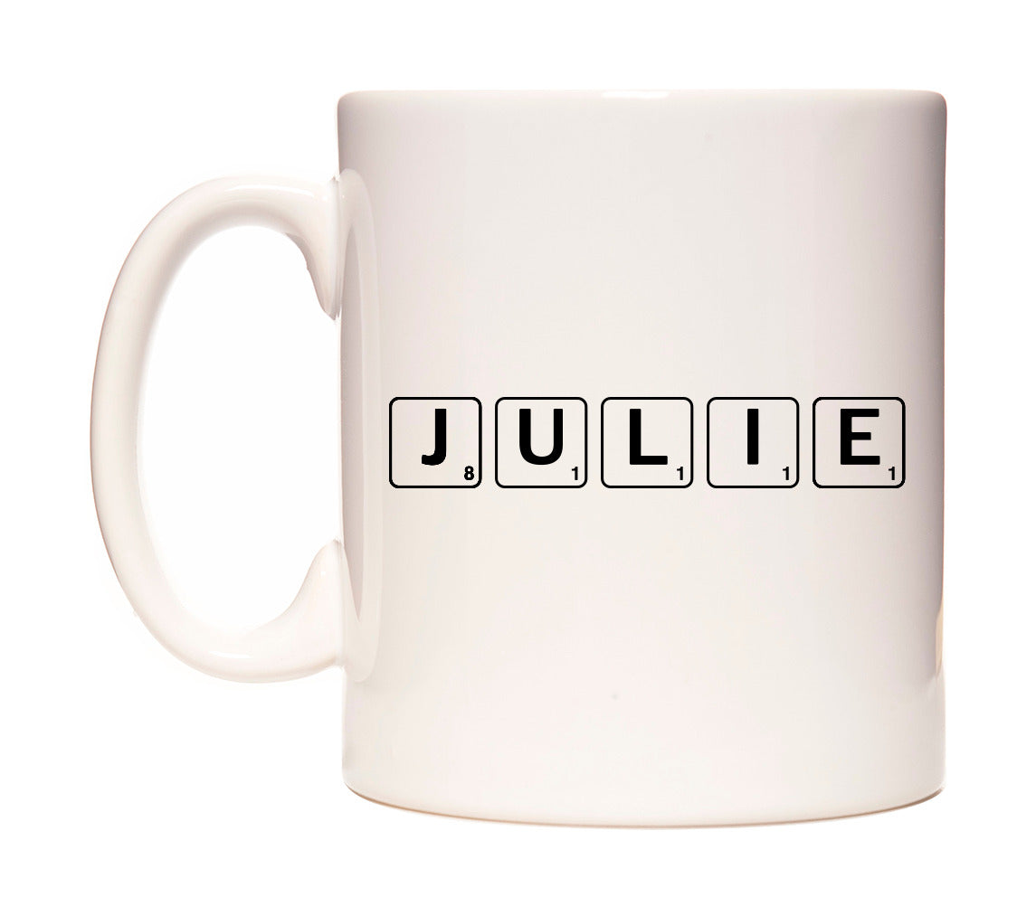 Julie - Scrabble Themed Mug