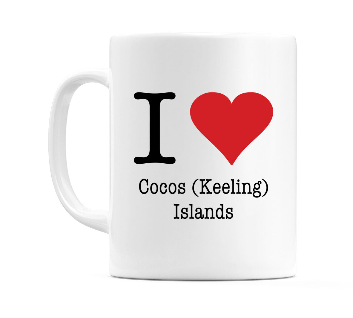 I Love Cocos (Keeling) Islands Mug
