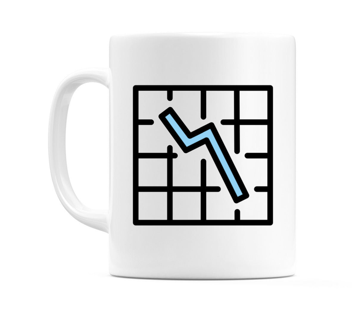 Chart Decreasing Emoji Mug
