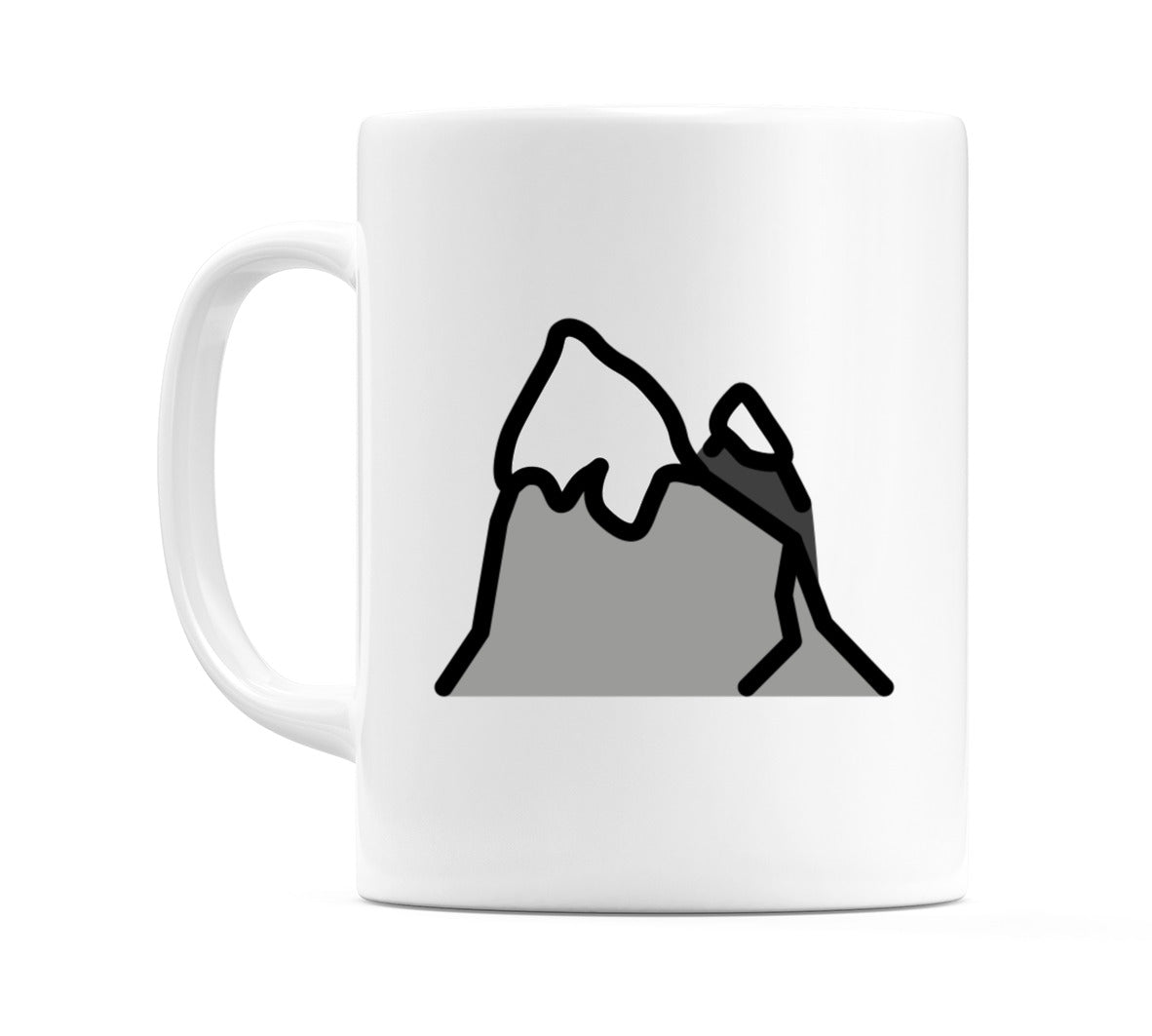 Snow-Capped Mountain Emoji Mug