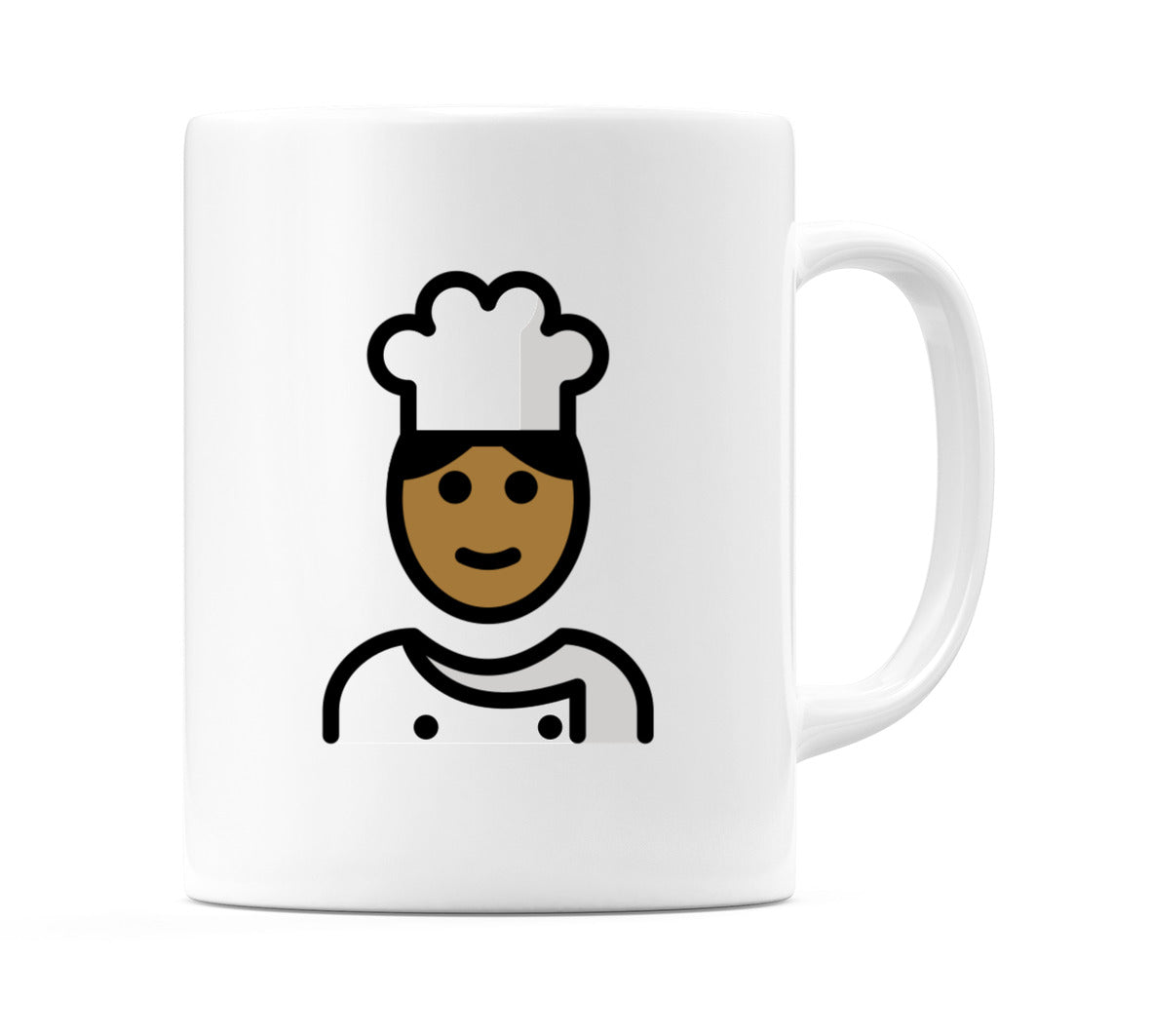 Male Cook: Medium-Dark Skin Tone Emoji Mug