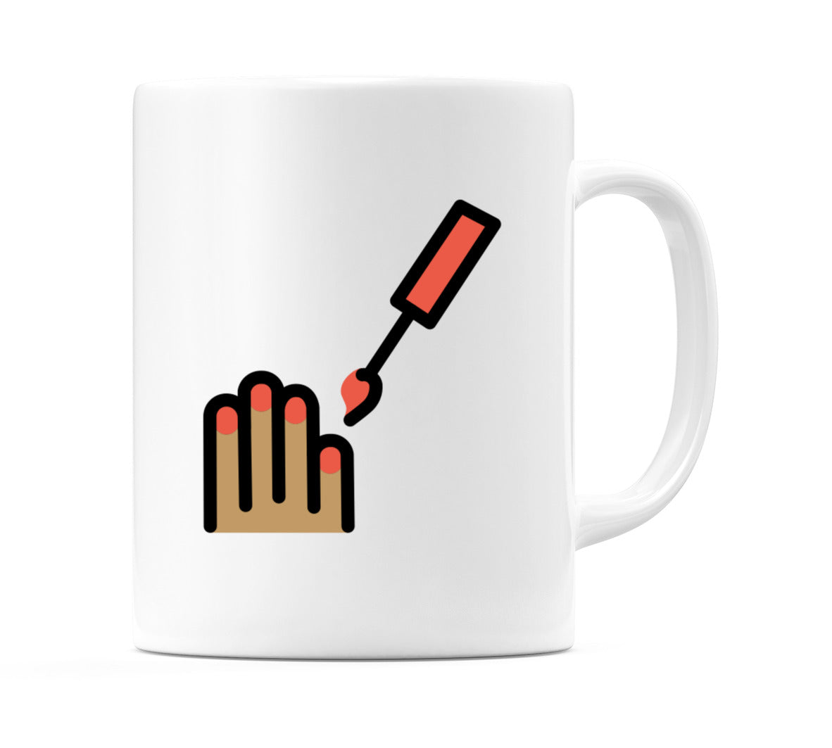 Nail Polish: Medium Skin Tone Emoji Mug