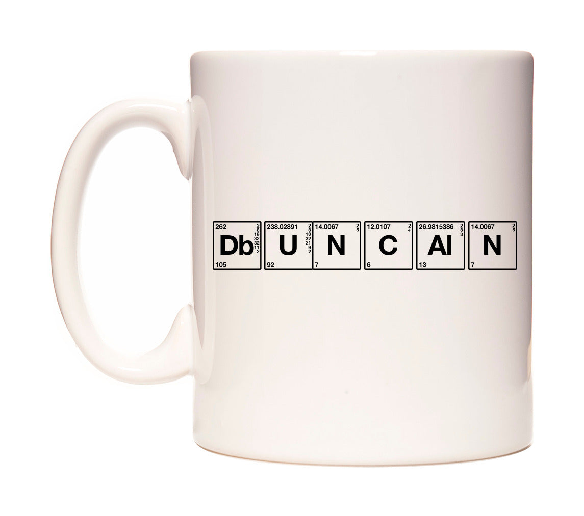 Duncan - Chemistry Themed Mug