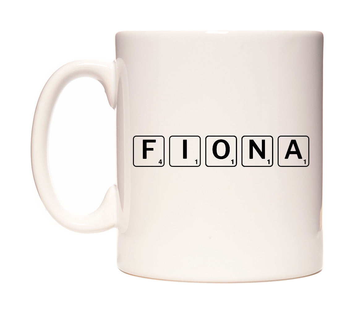 Fiona - Scrabble Themed Mug