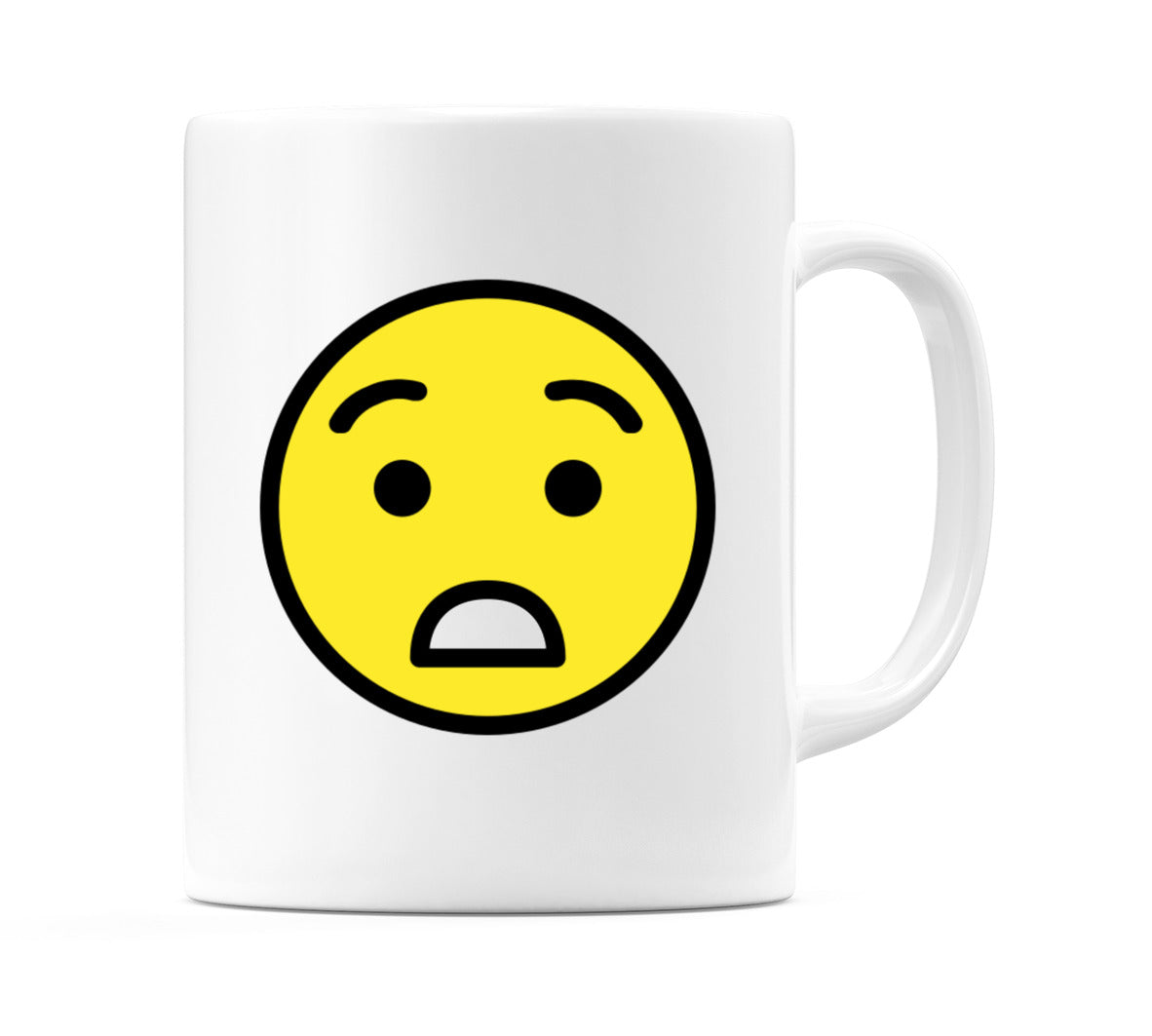 Astonished Face Emoji Mug