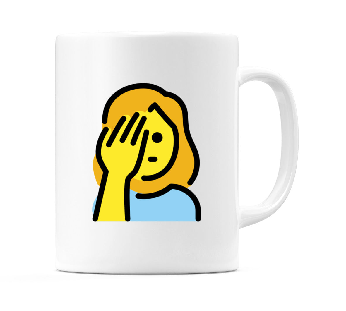 Female Facepalming Emoji Mug