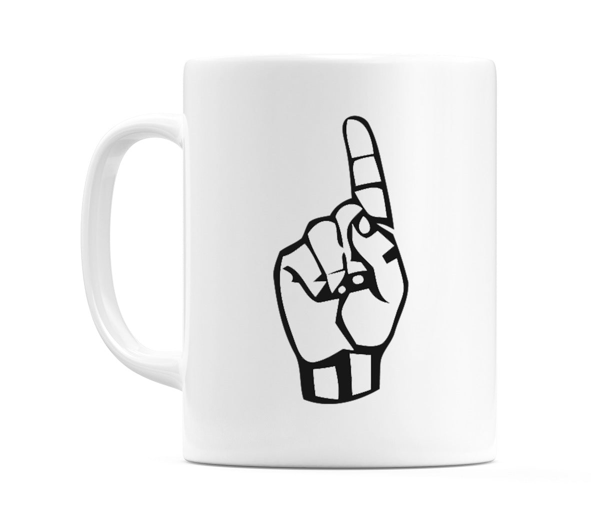 US Sign Language Number 1 Mug