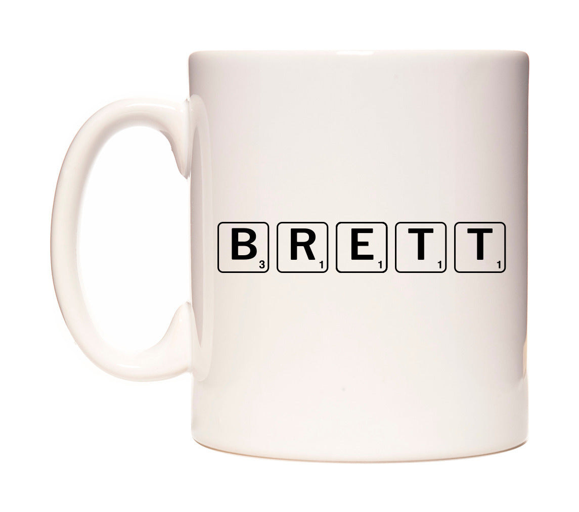 Brett - Scrabble Themed Mug