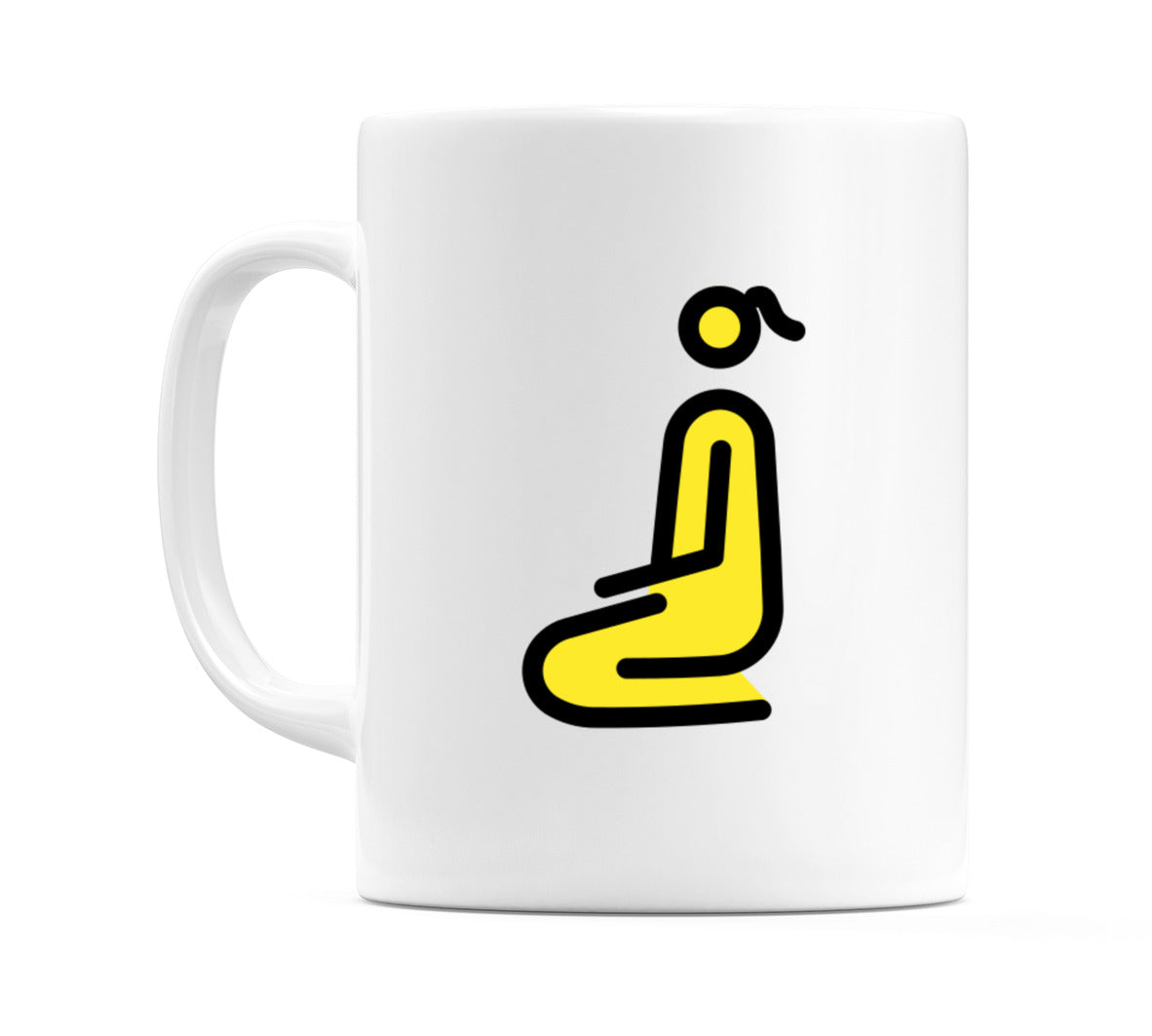 Female Kneeling Emoji Mug