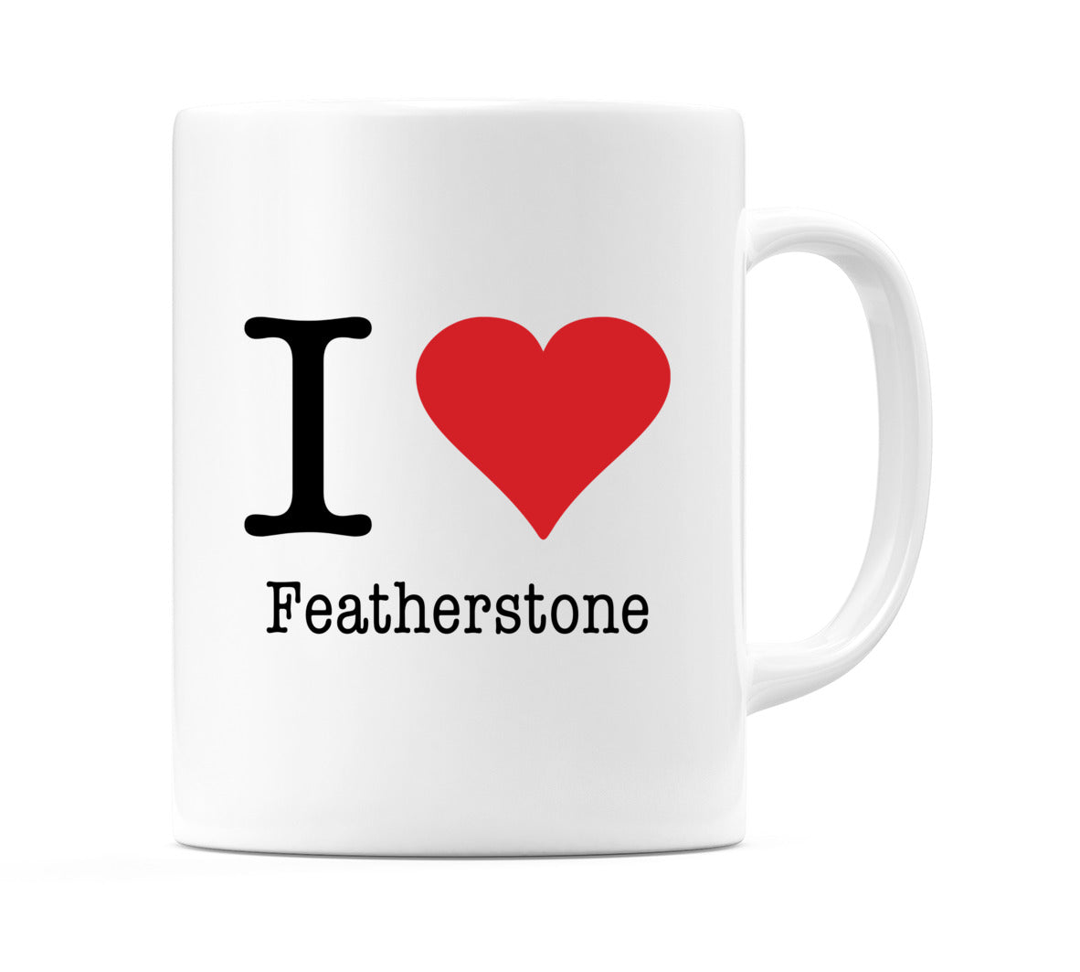 I Love Featherstone Mug