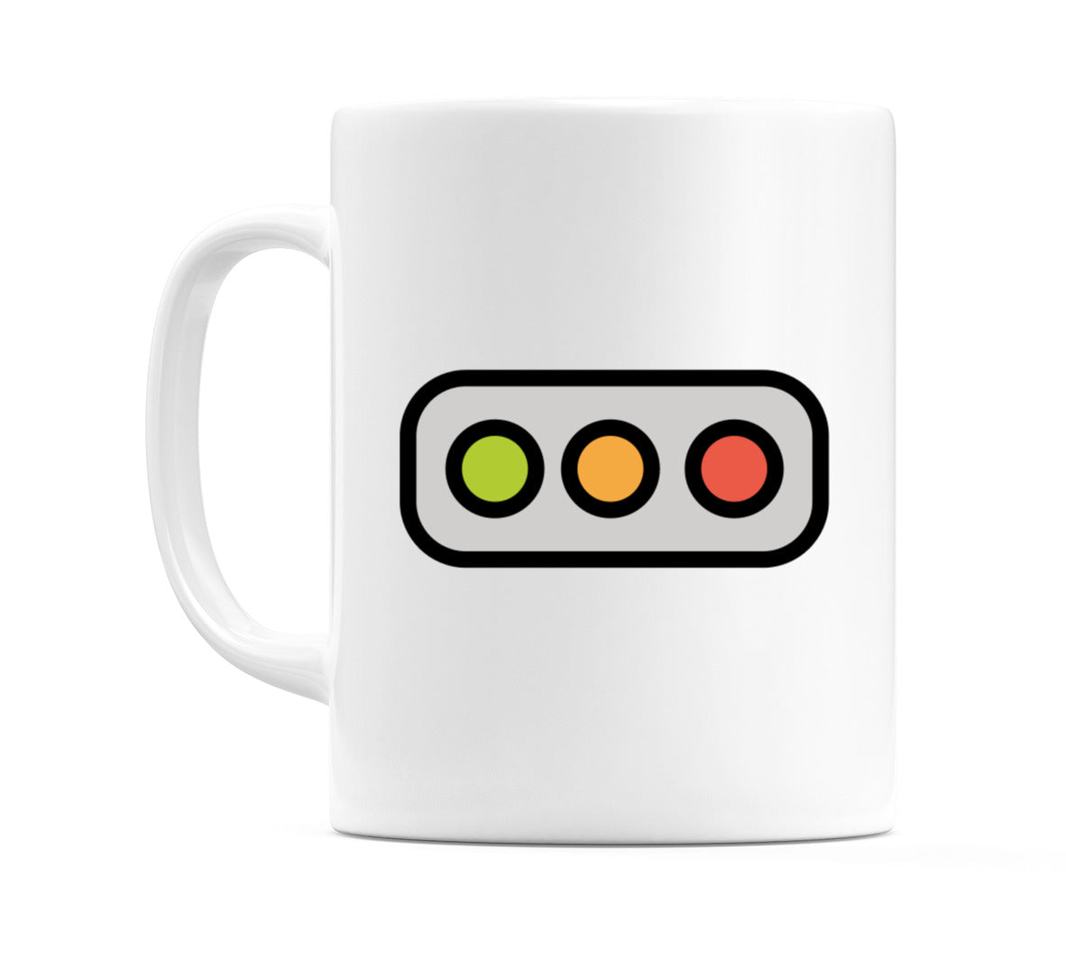 Horizontal Traffic Light Emoji Mug