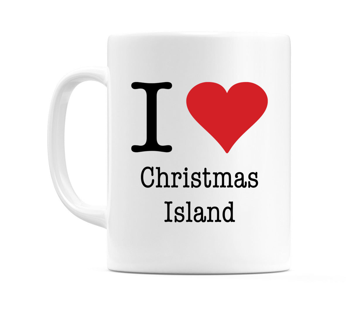 I Love Christmas Island Mug