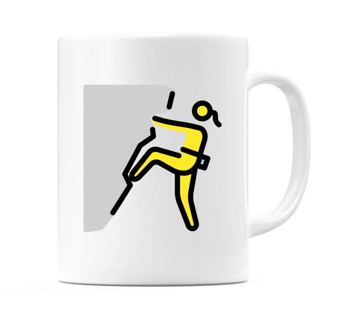 Female Climbing Emoji Mug