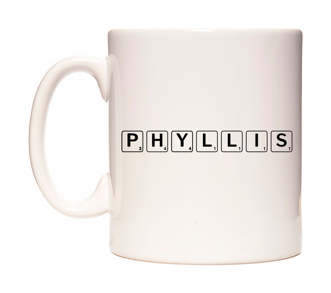 Phyllis - Scrabble Themed Mug