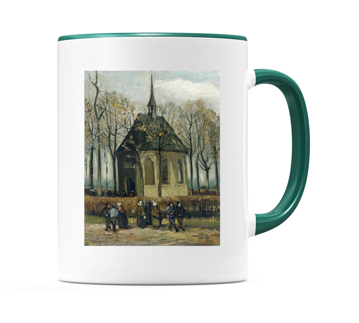 Congregation Leaving the Reformed Church in Nuenen (1884) Mug