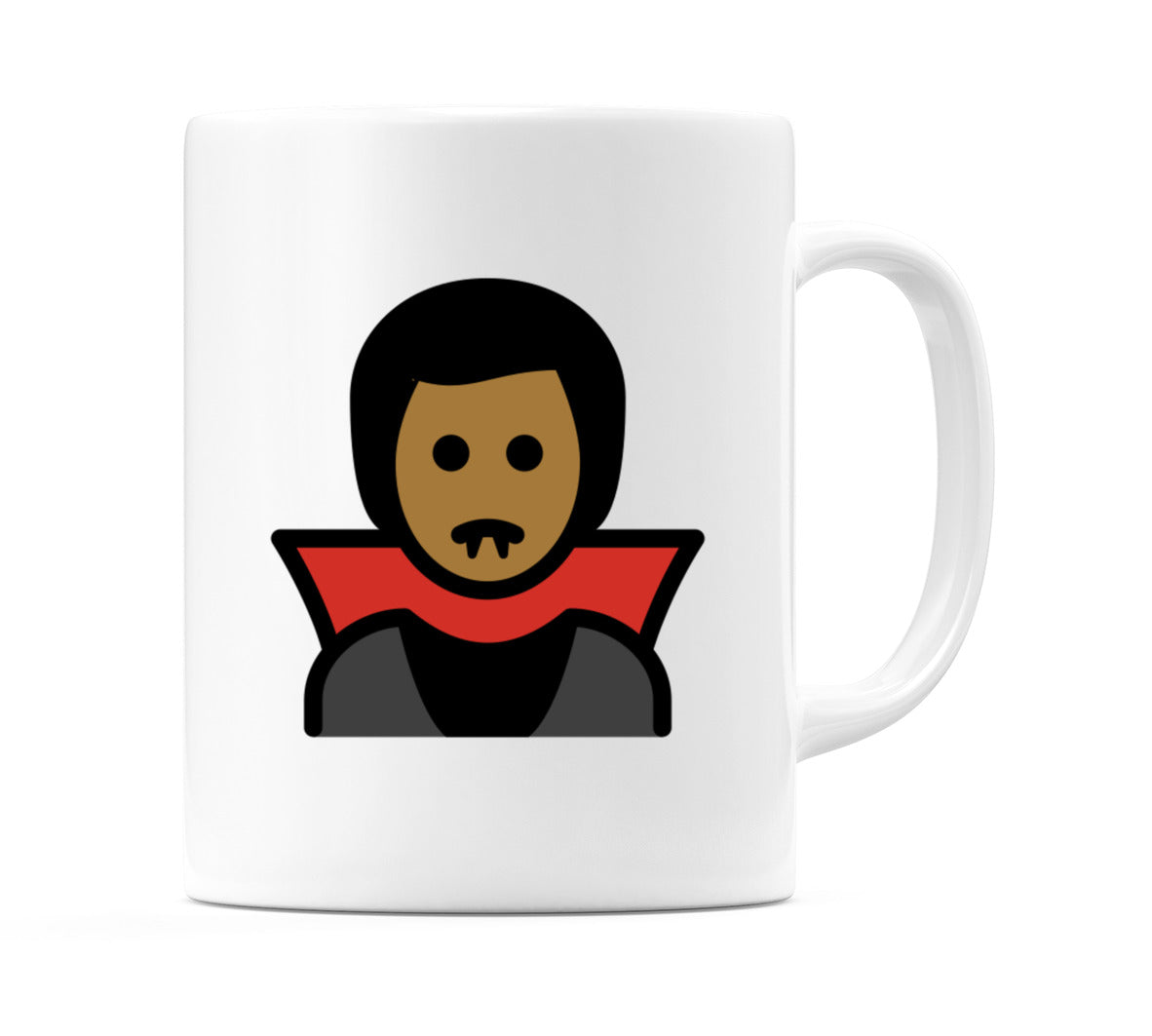 Male Vampire: Medium-Dark Skin Tone Emoji Mug