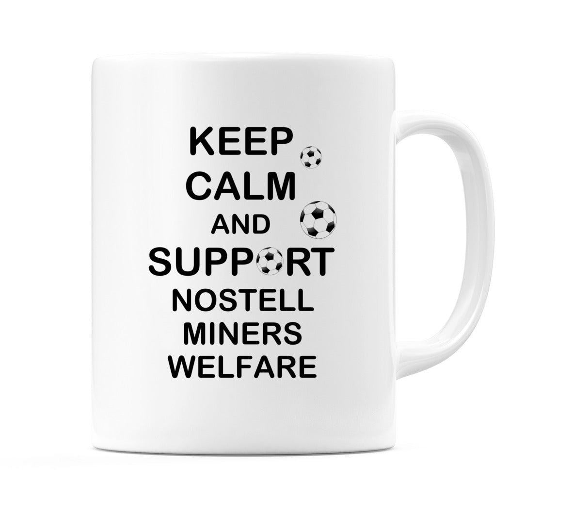 Keep Calm And Support Nostell Miners Welfare Mug