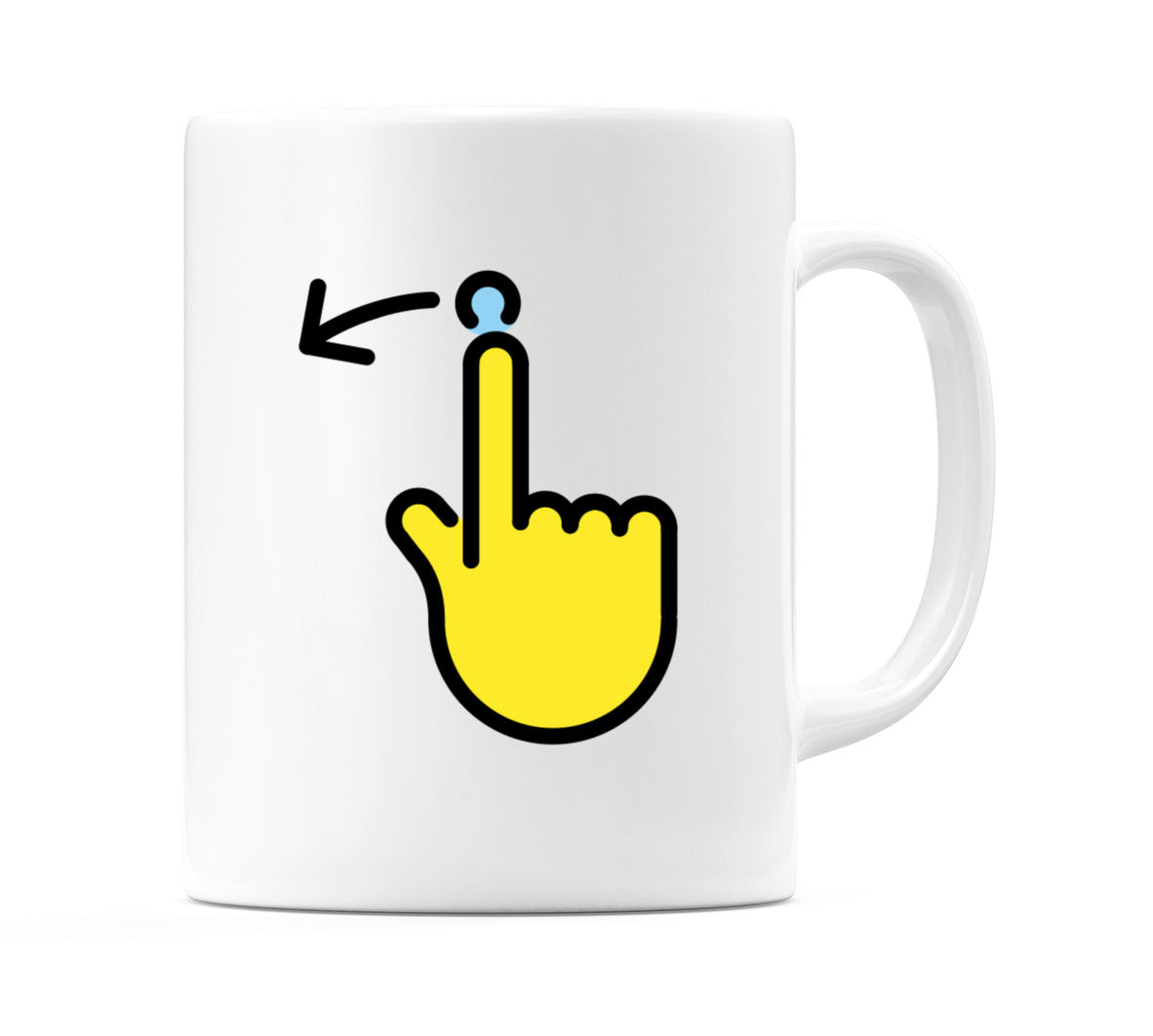 Swipe Left Emoji Mug