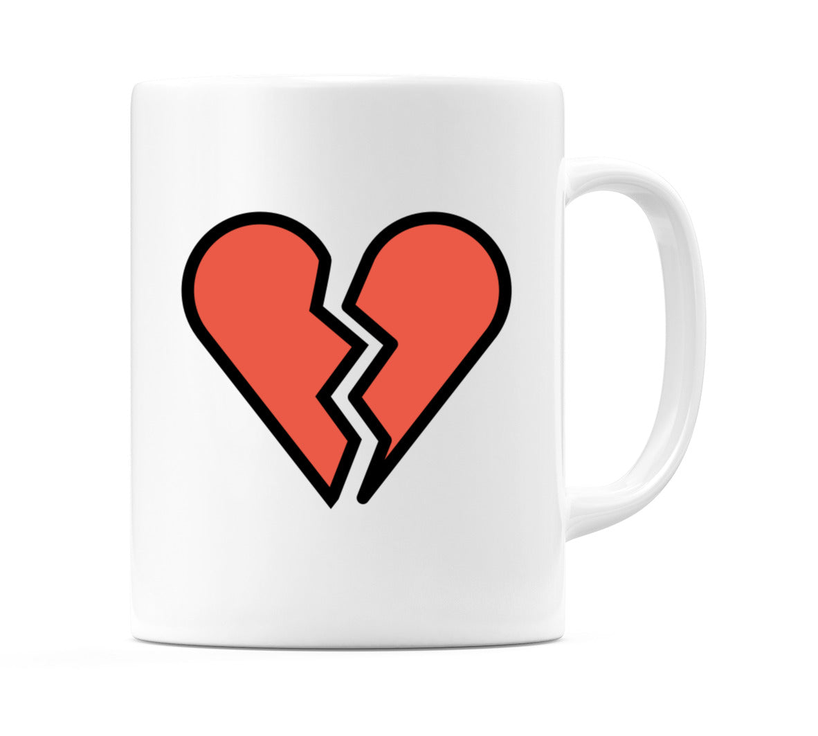Broken Heart Emoji Mug