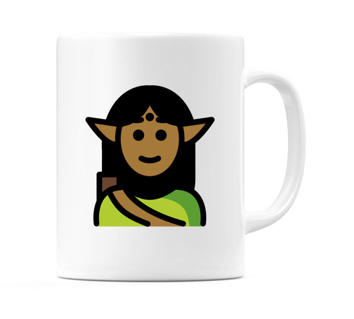 Elf: Medium-Dark Skin Tone Emoji Mug