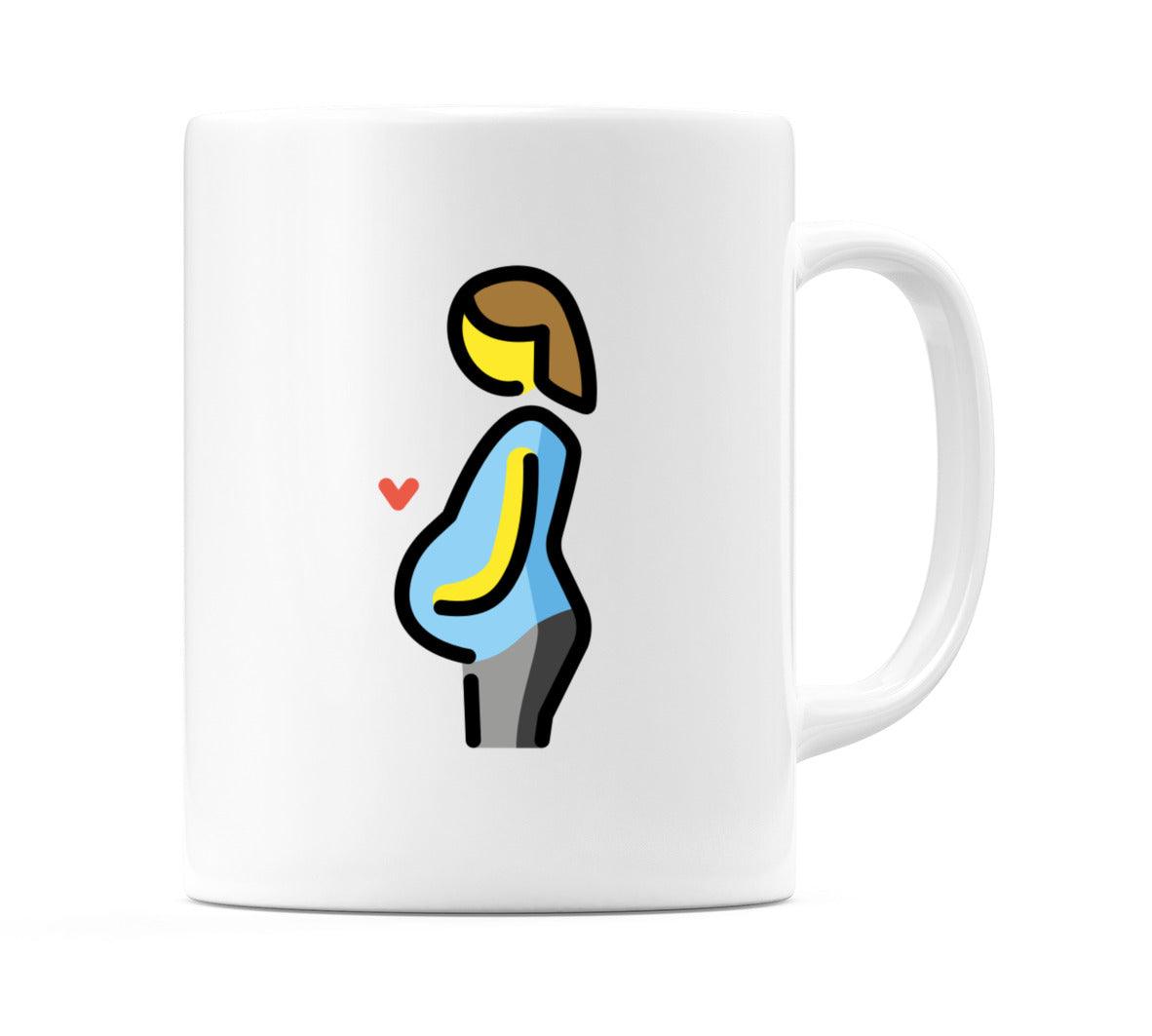 Pregnant Female Emoji Mug