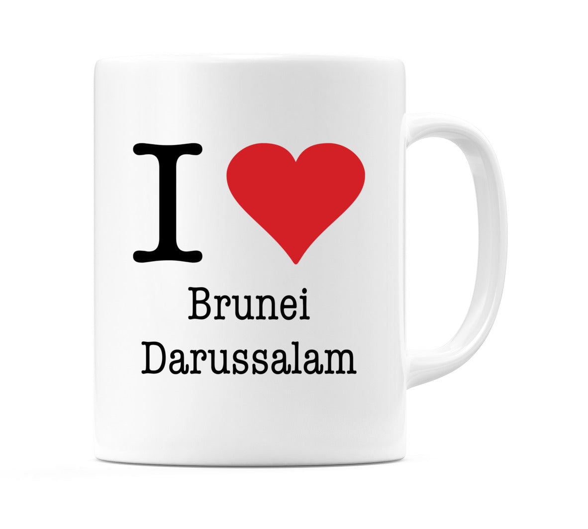 I Love Brunei Darussalam Mug