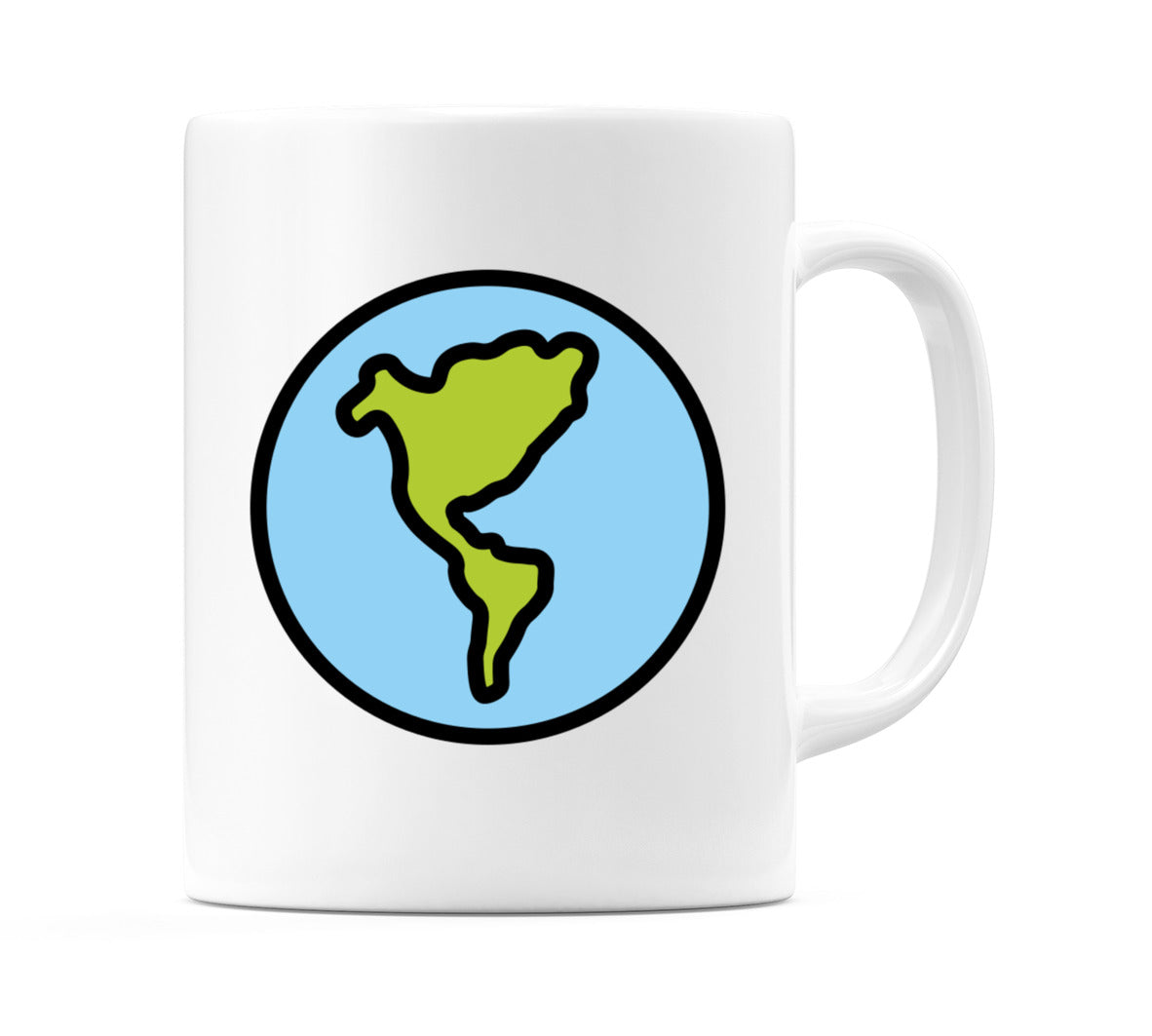 Globe Showing Americas Emoji Mug