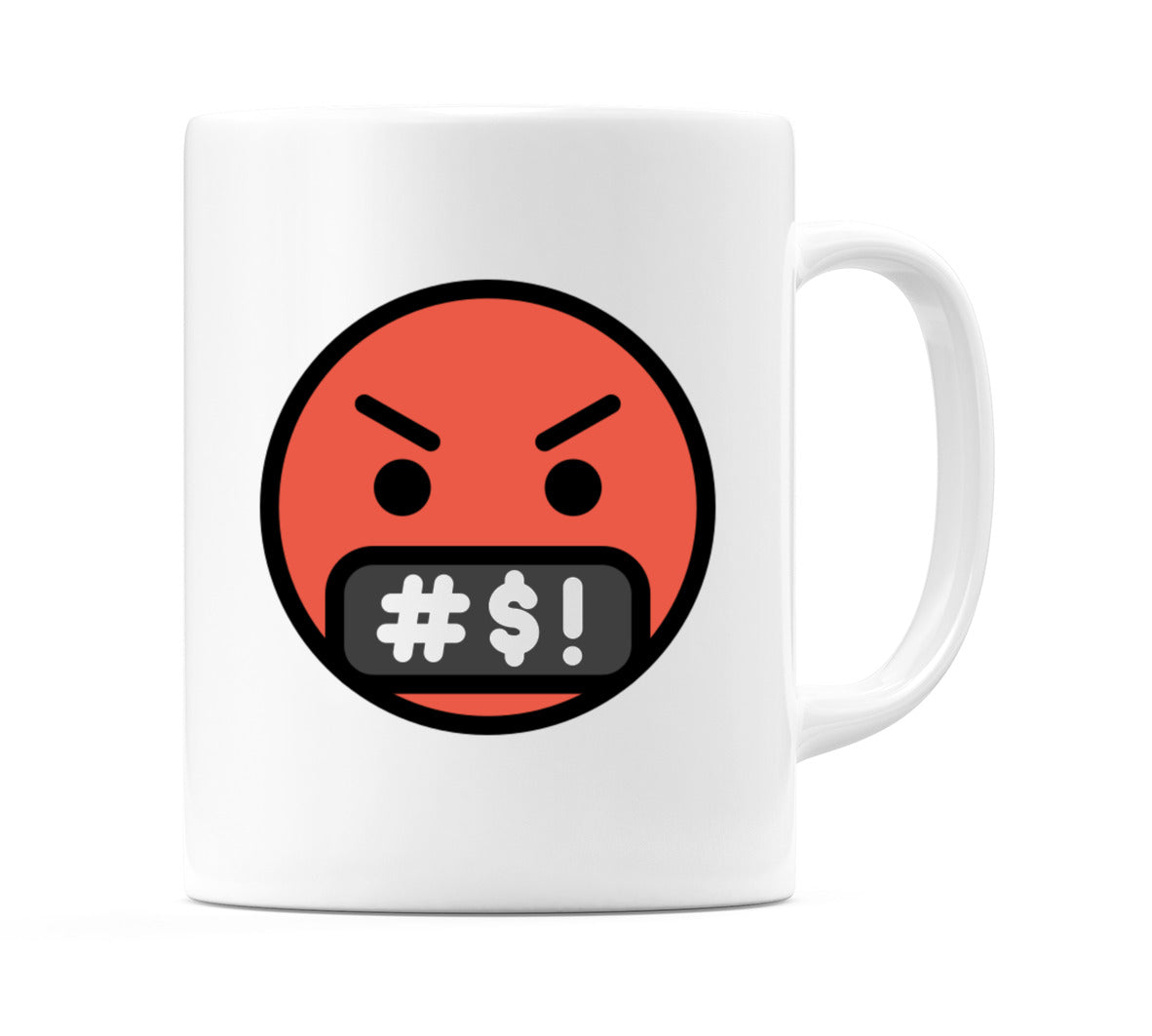 Face With Symbols On Mouth Emoji Mug