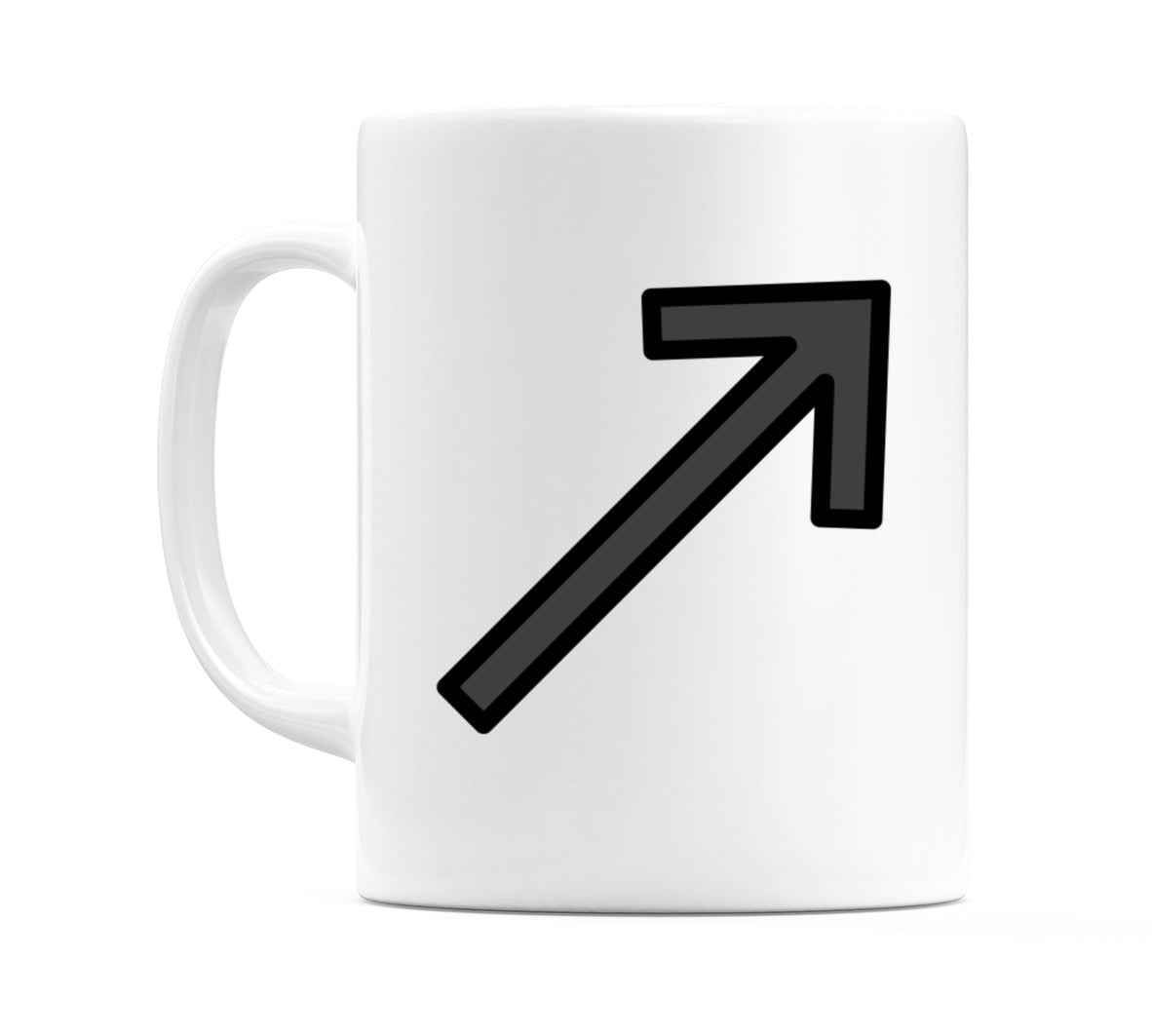 Up-Right Arrow Emoji Mug